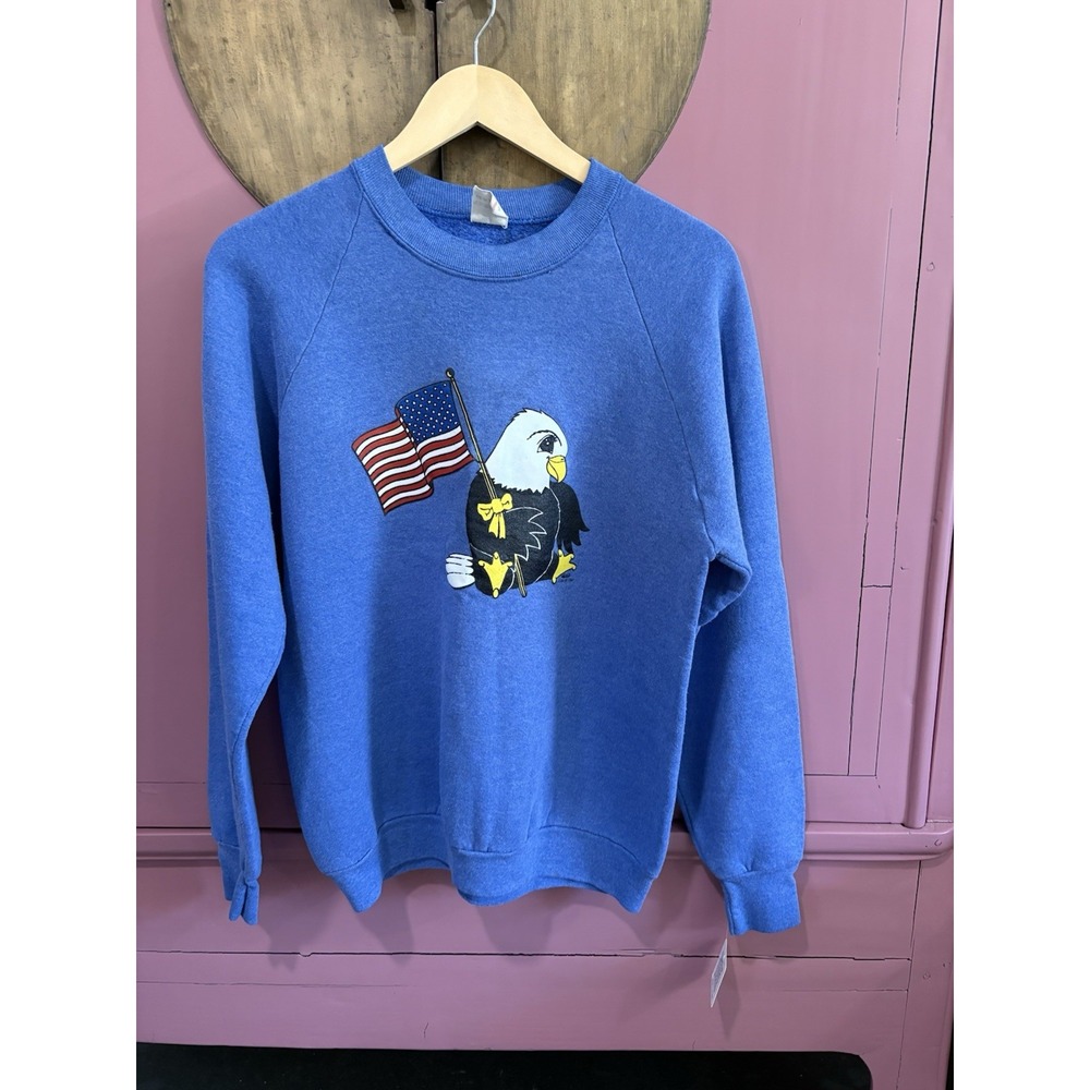 Vintage Bald Eagle USA Sweatshirt L